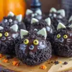 black cat oreo truffles - featured image