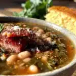 black-eyed pea and collard greens soup - featured image