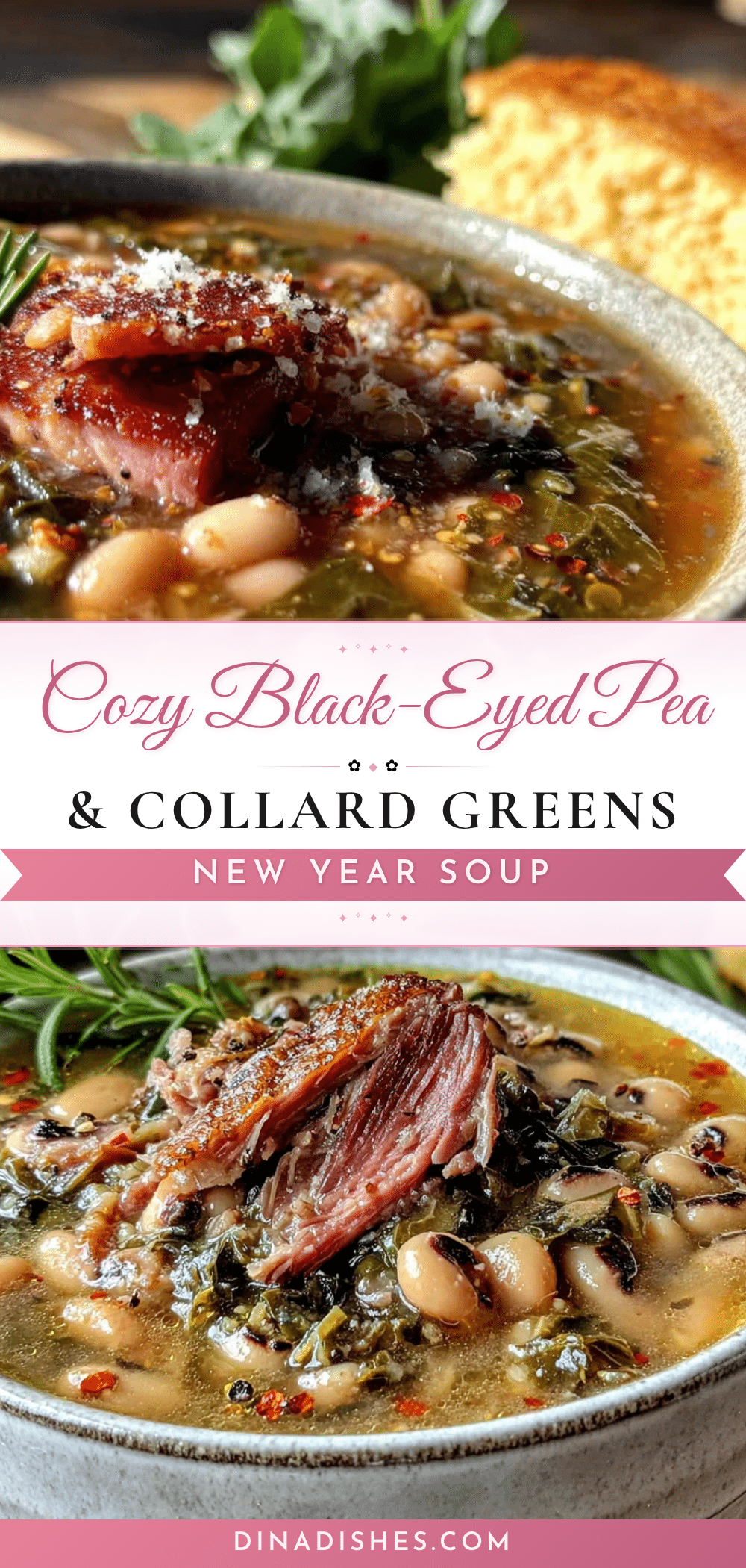 black-eyed pea and collard greens soup recipe