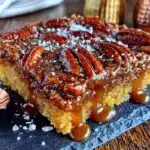 bourbon pecan pie bars - featured image