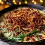 brown butter green bean casserole - featured image