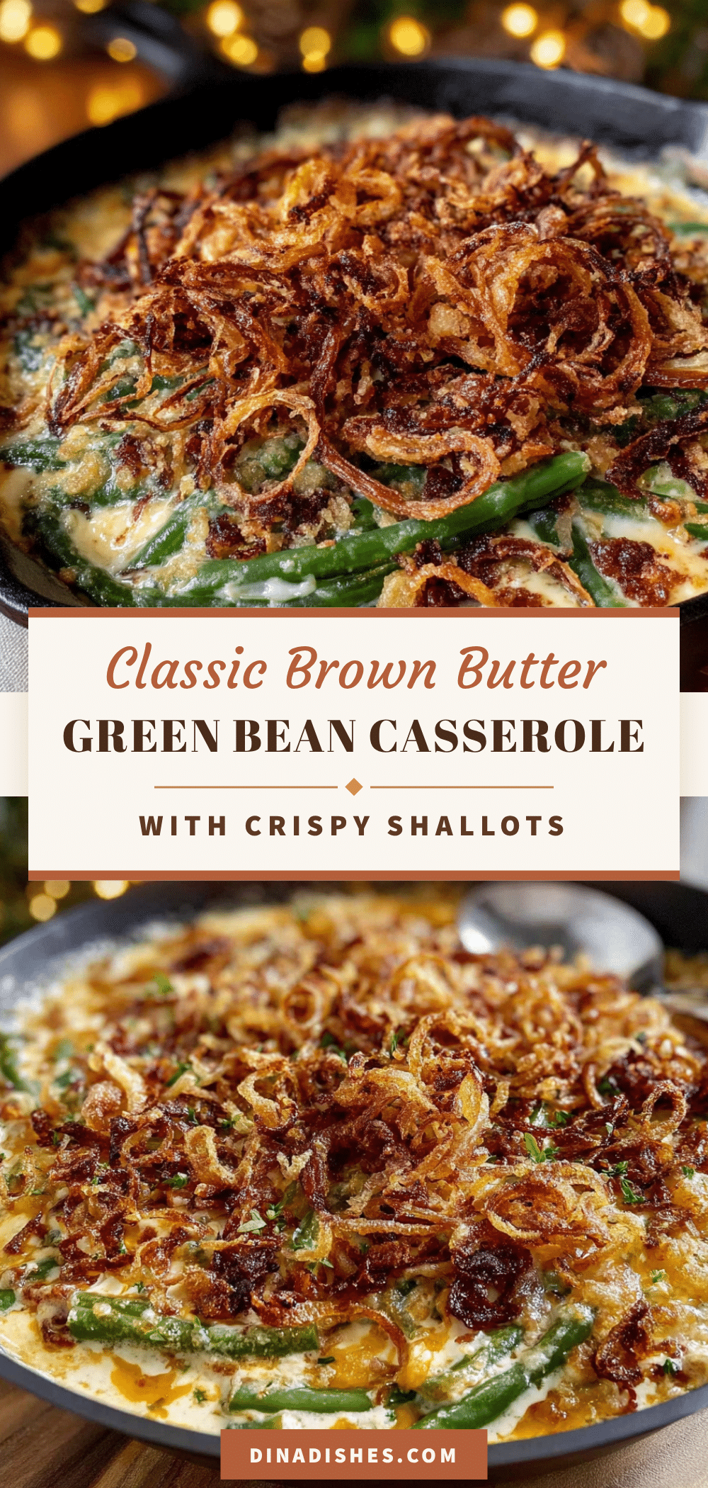 brown butter green bean casserole recipe