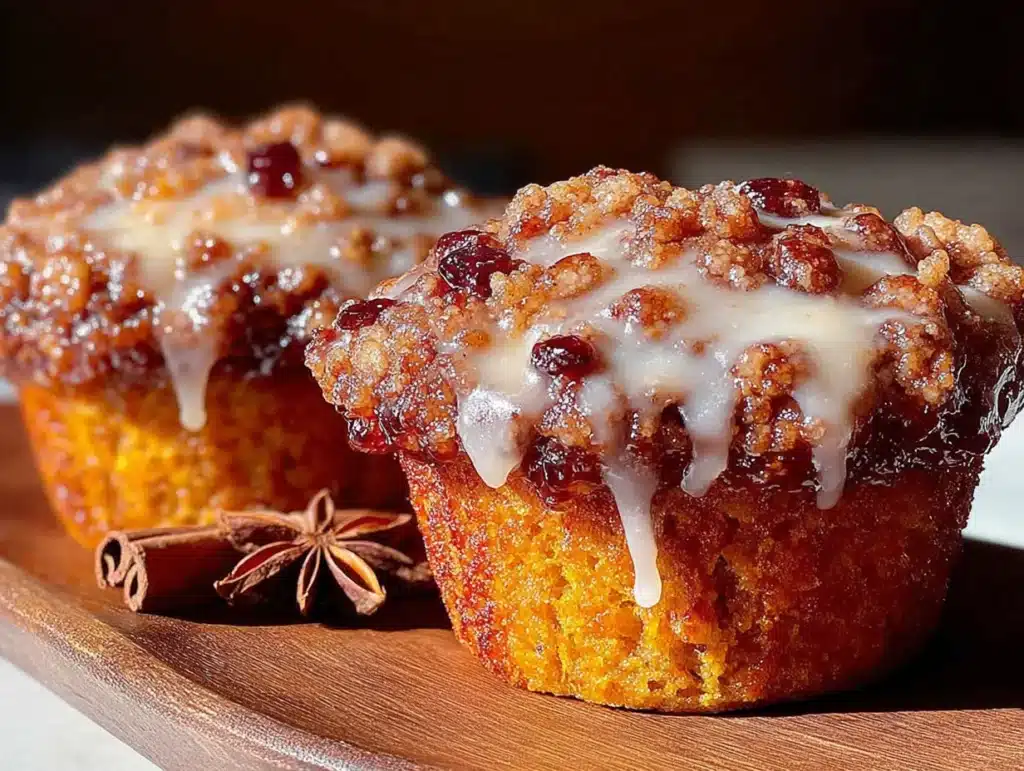 brown butter pumpkin muffins - featured image