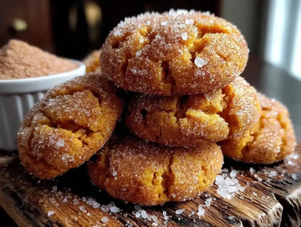 Brown butter pumpkin snickerdoodles - featured image