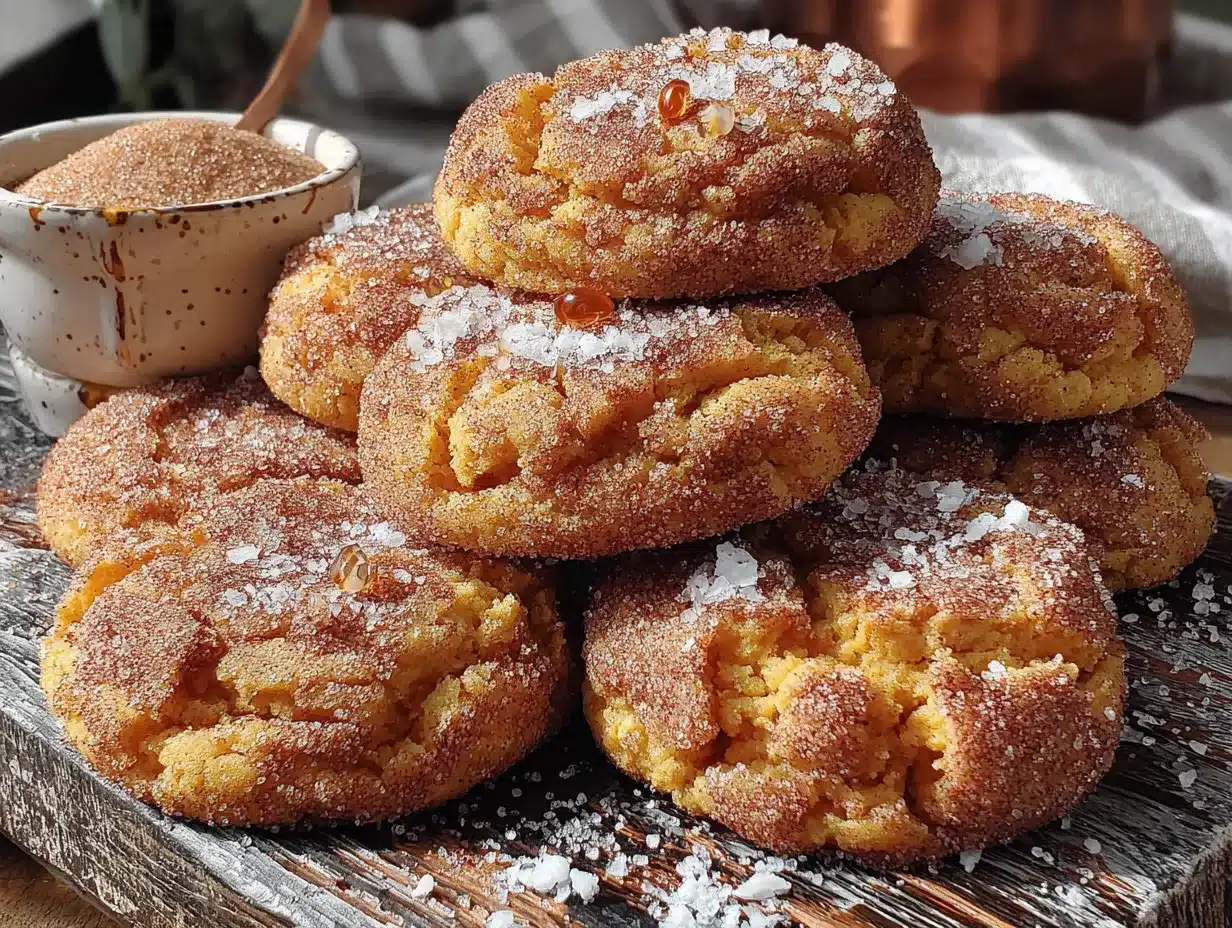 Brown butter pumpkin snickerdoodles preparation steps