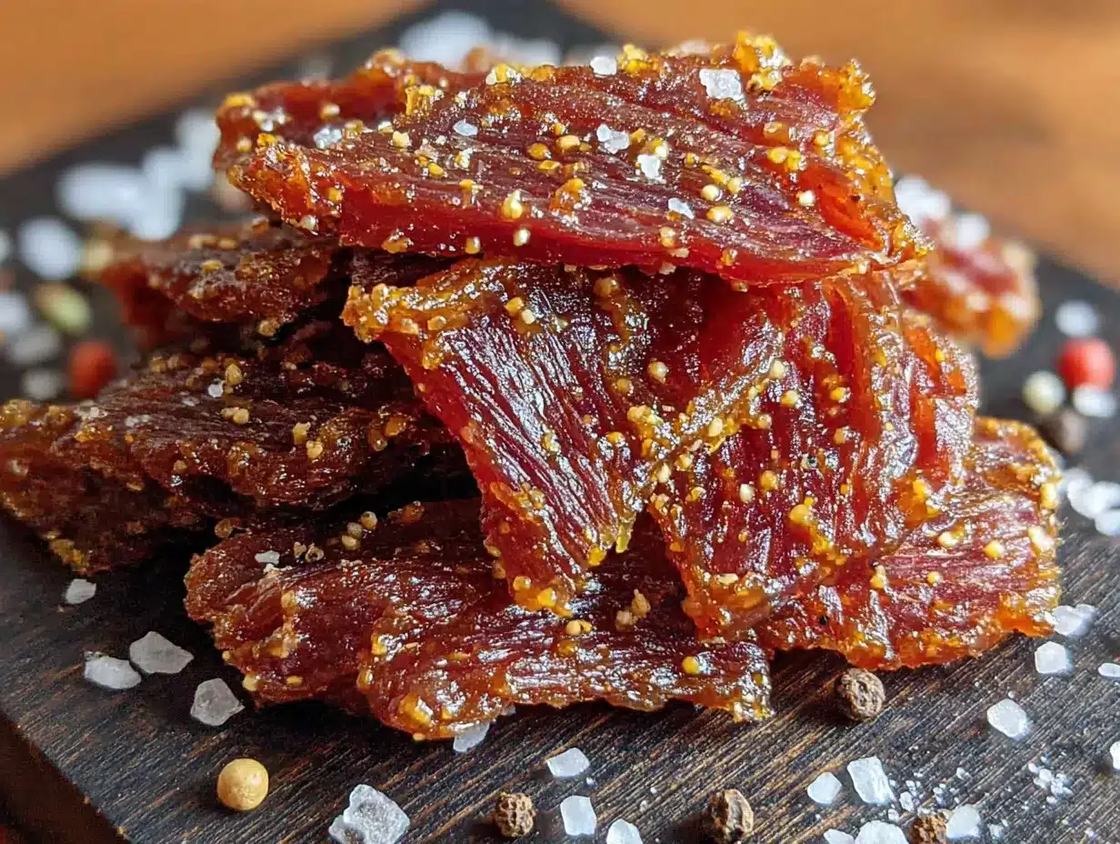 brown sugar deer jerky preparation steps