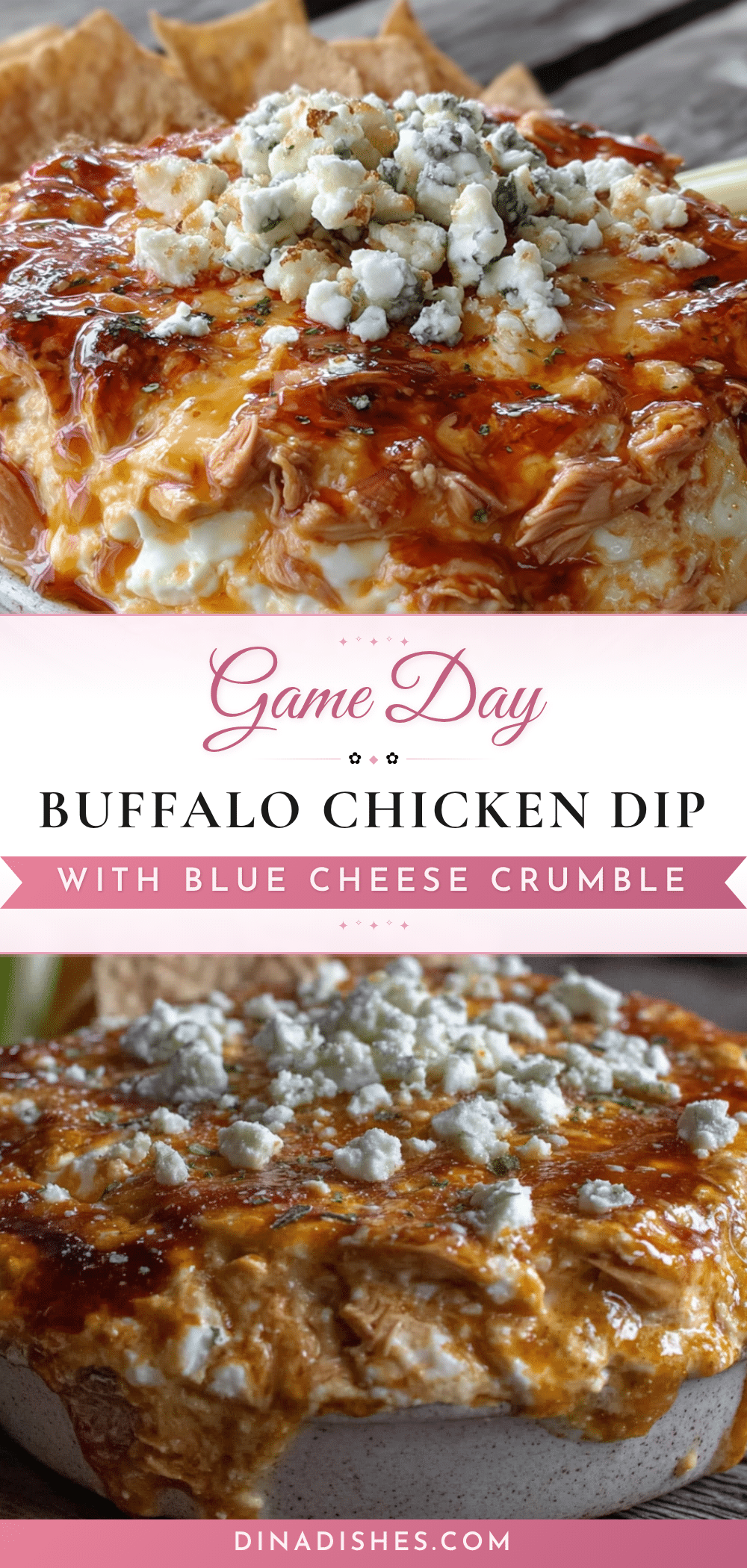 buffalo chicken dip with blue cheese recipe