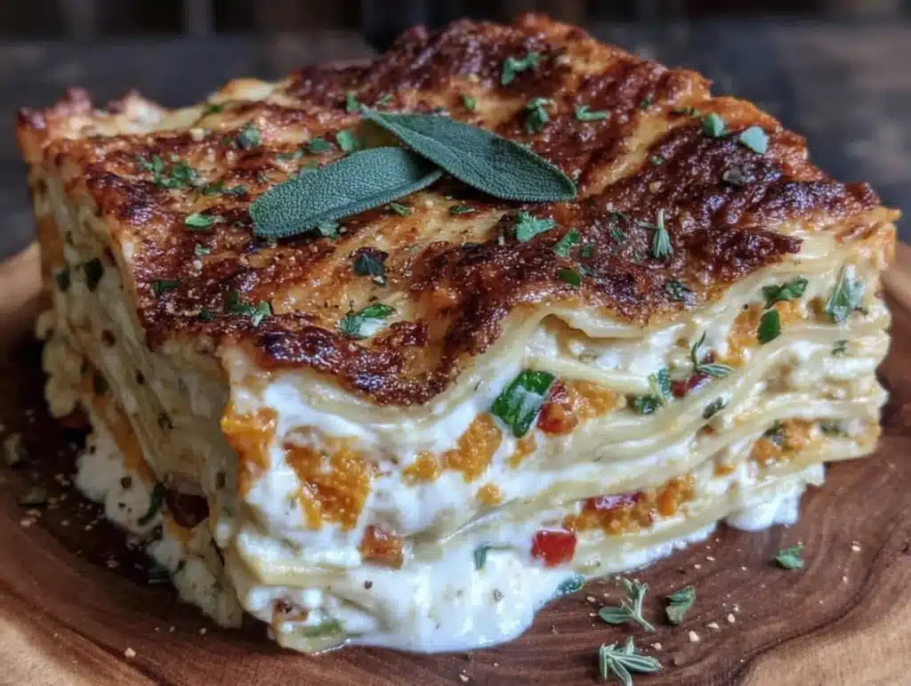butternut squash lasagna - featured image