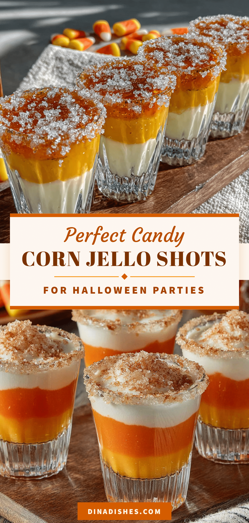 candy corn jello shots recipe
