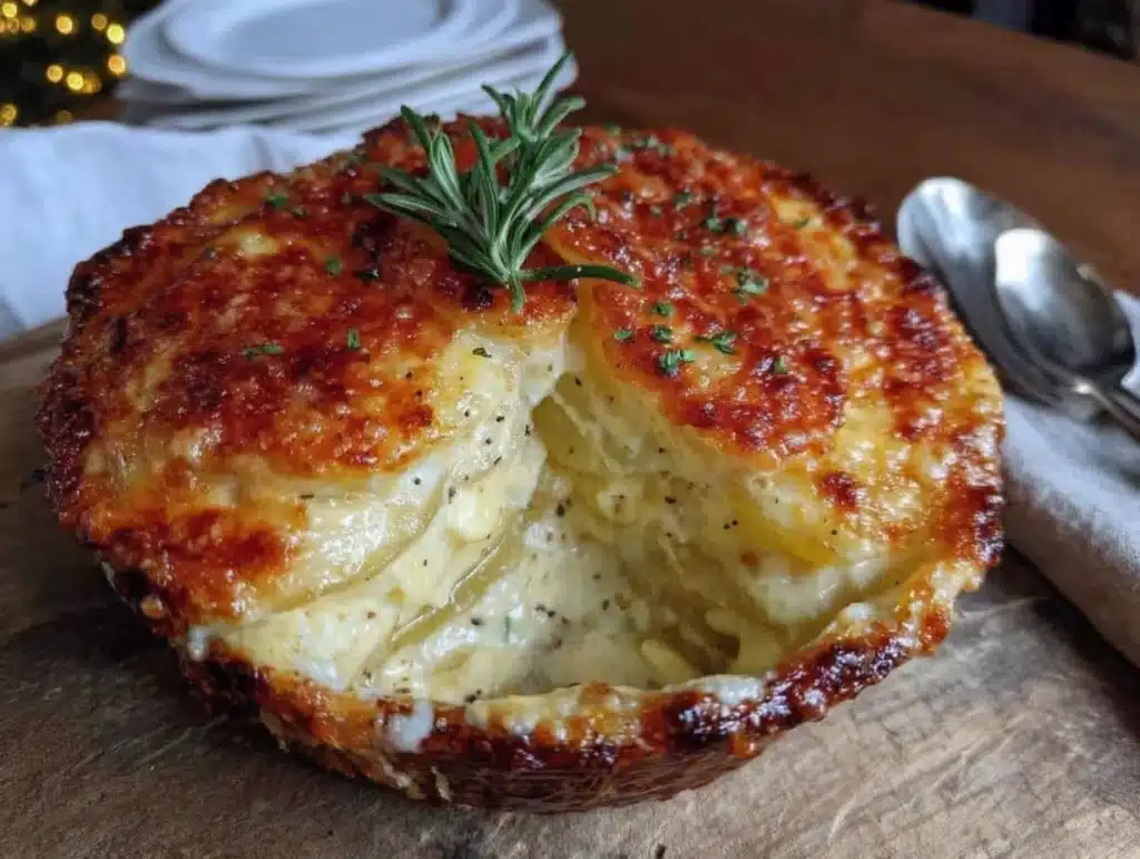 cheesy scalloped potatoes - featured image