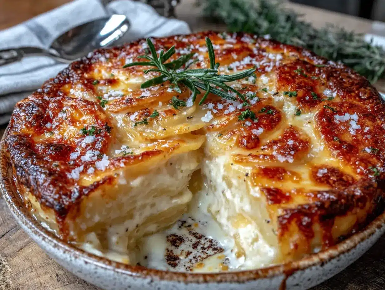 cheesy scalloped potatoes preparation steps