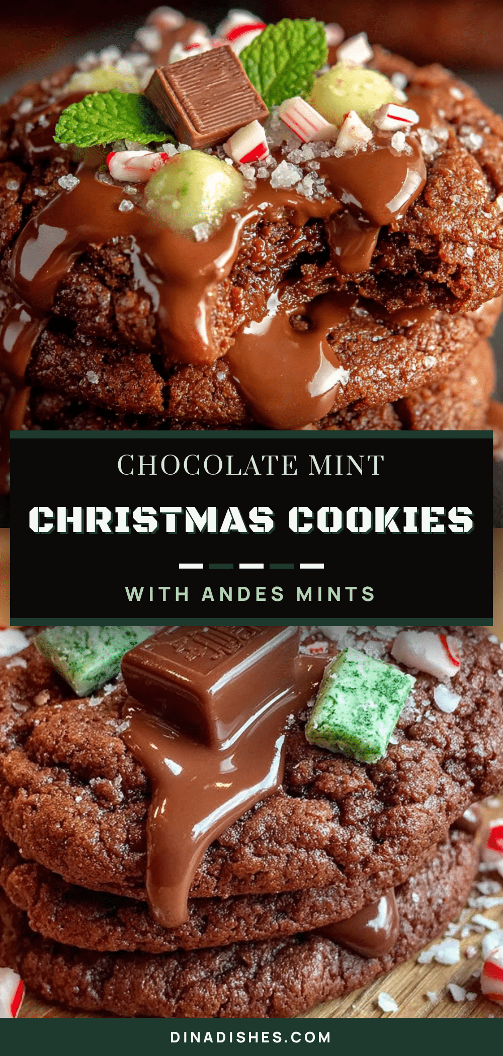 chocolate mint christmas cookies recipe