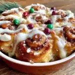 Christmas morning cinnamon roll casserole - featured image