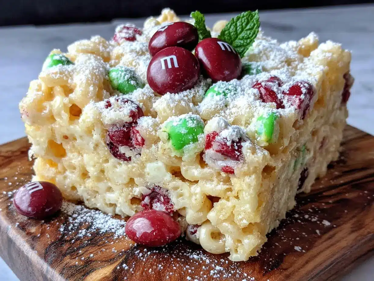 christmas rice krispie treats preparation steps