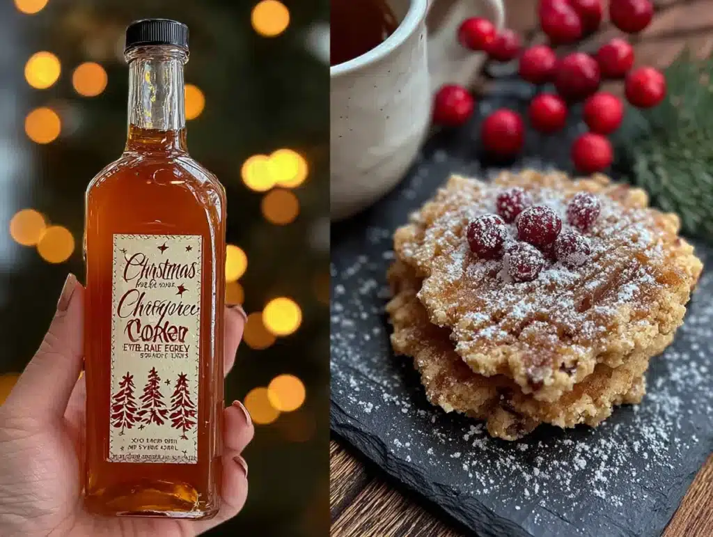 christmas sugar cookie syrup for coffee - featured image