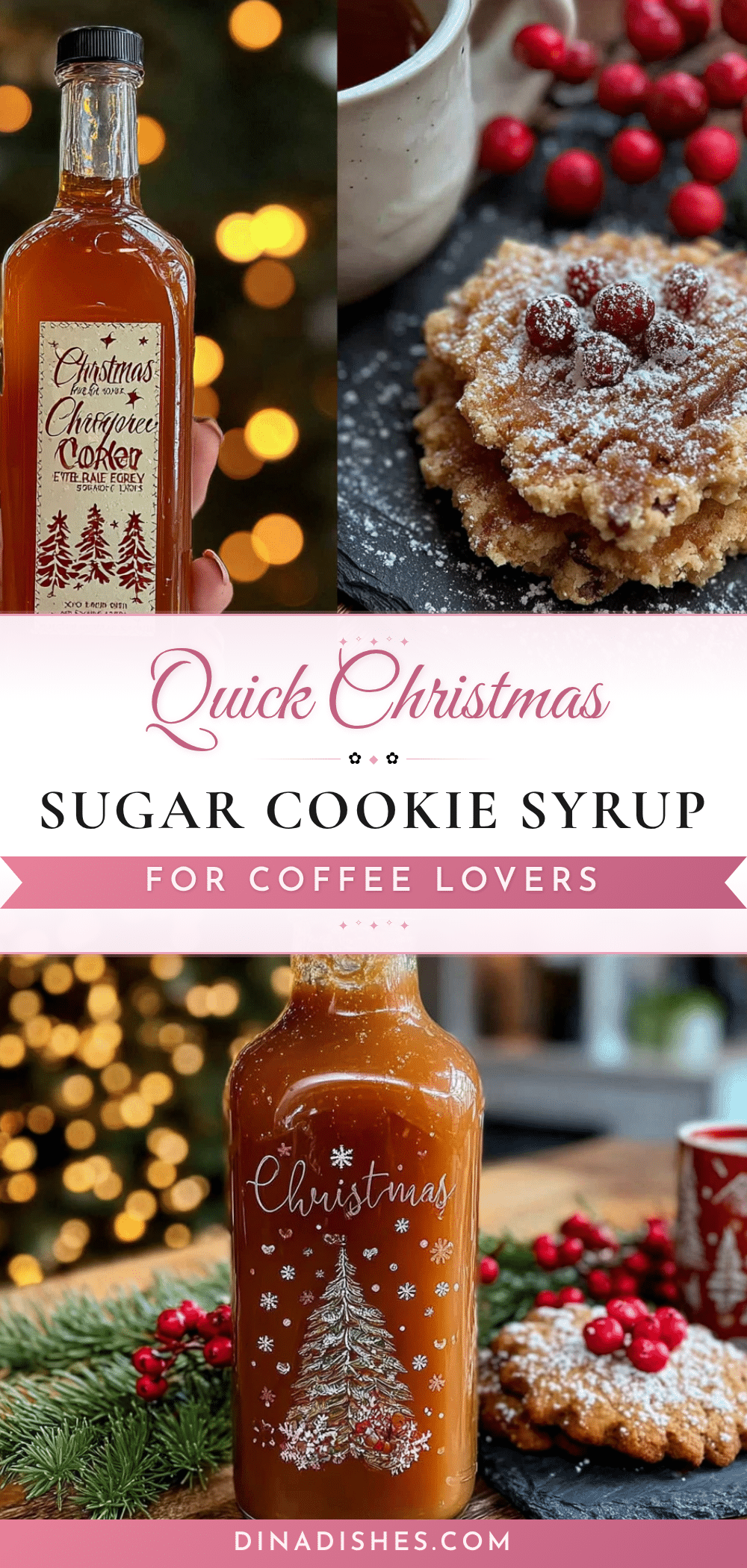 christmas sugar cookie syrup for coffee recipe