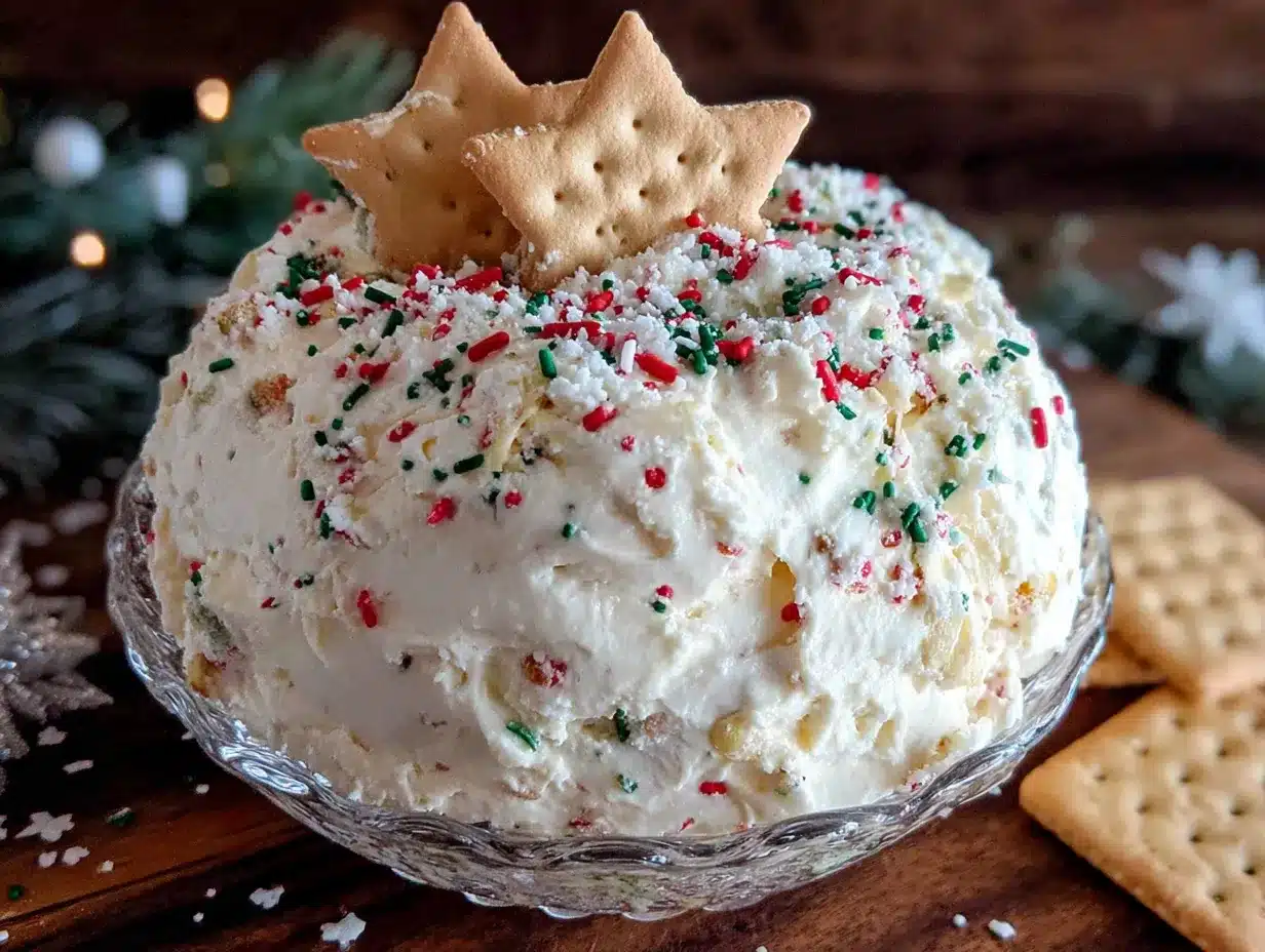 Christmas Tree Cake Dip preparation steps