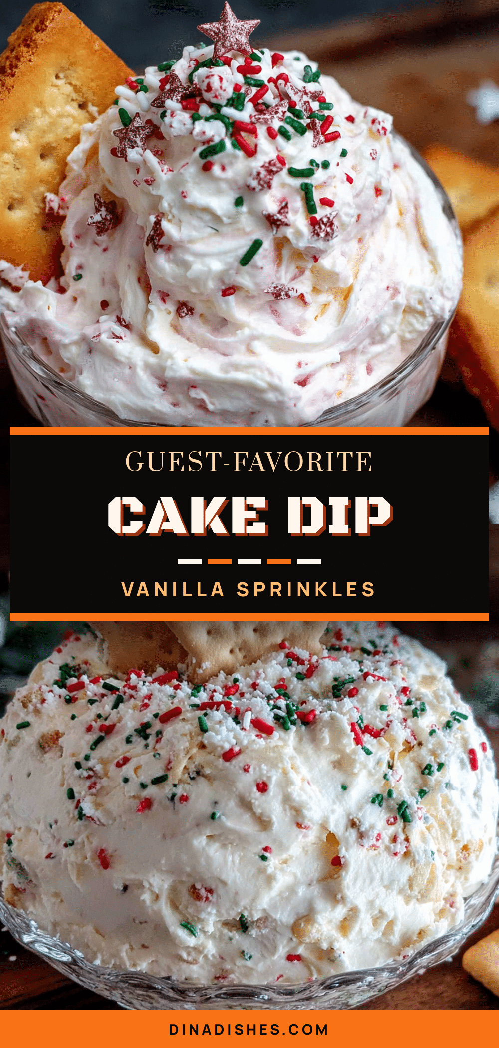 Christmas Tree Cake Dip recipe