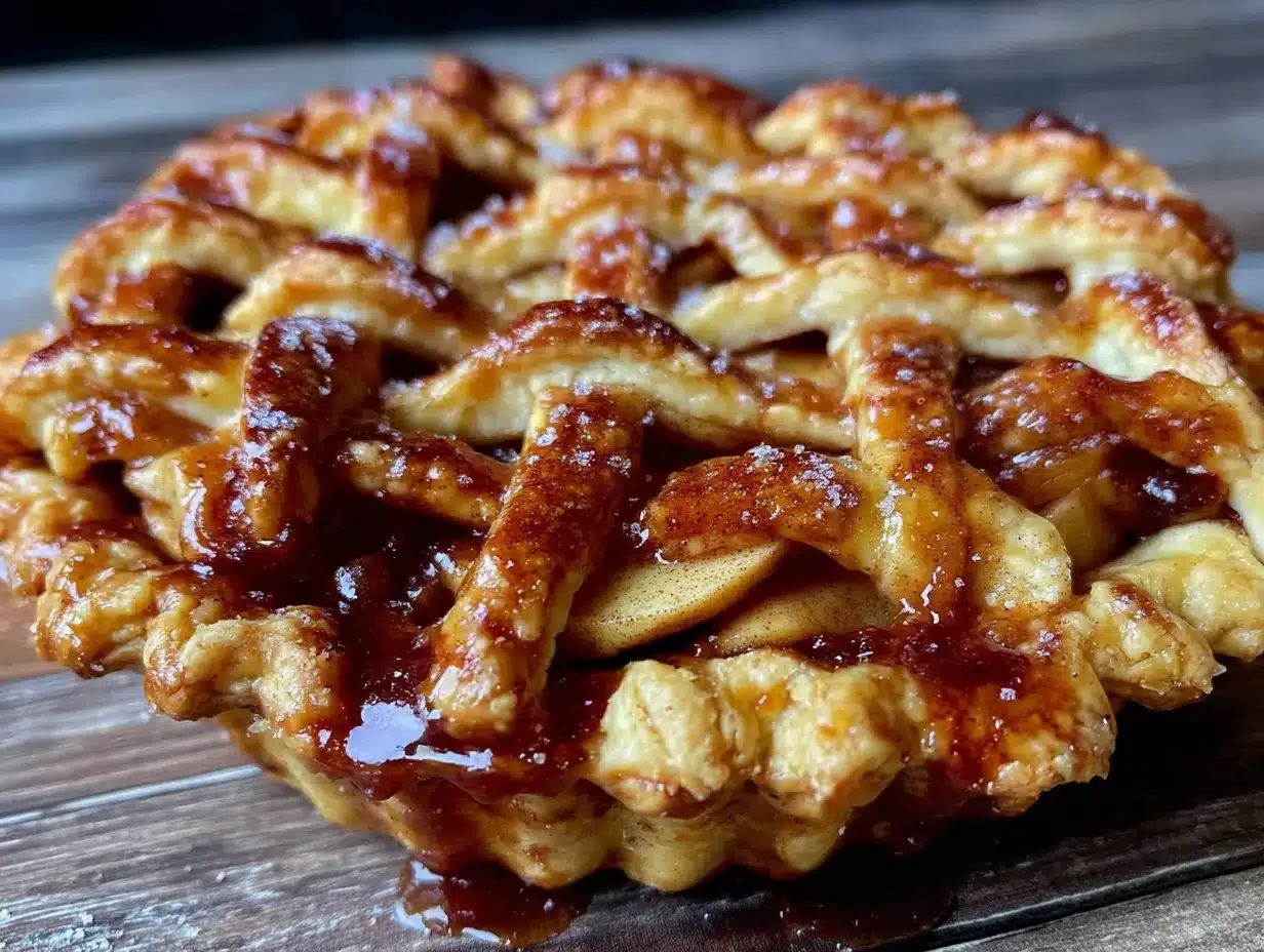 cinnamon apple pie preparation steps