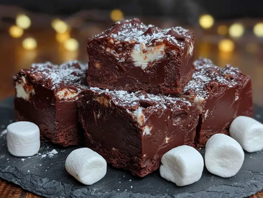 classic fantasy fudge with marshmallow fluff - featured image