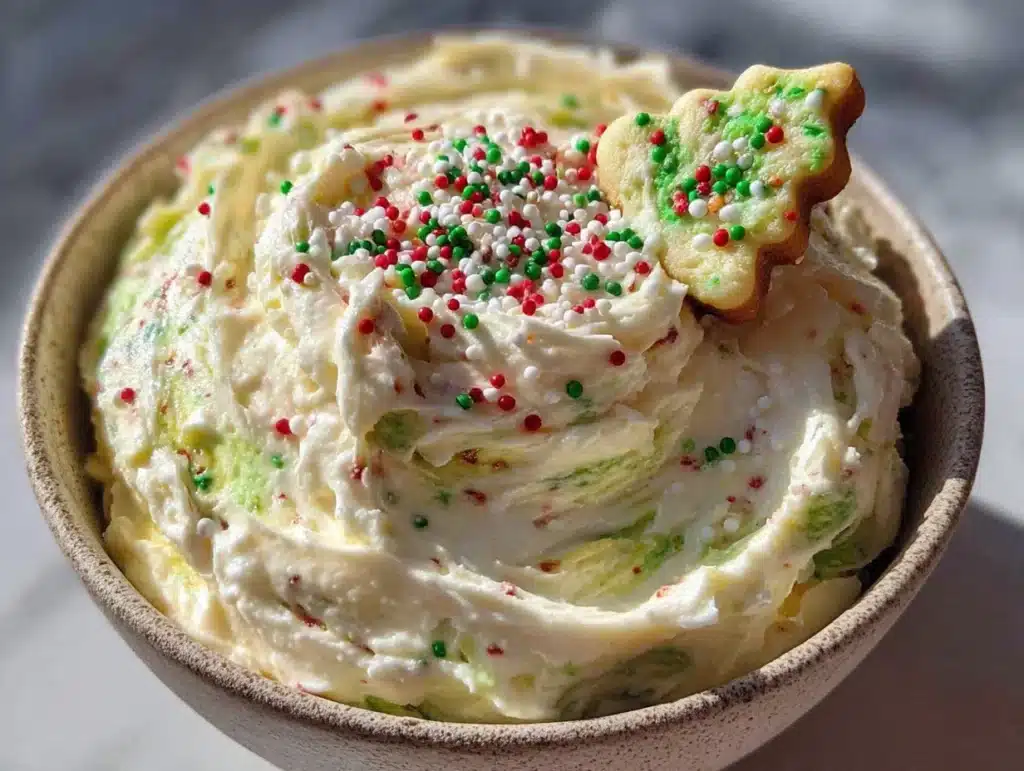 Copycat Christmas Tree Cake Dip - featured image