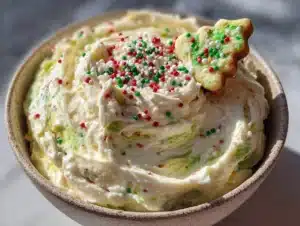 Copycat Christmas Tree Cake Dip - featured image