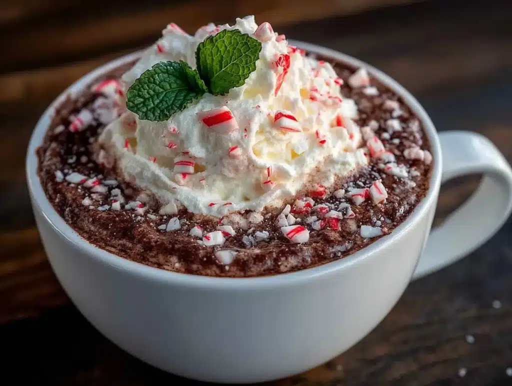 copycat Starbucks peppermint mocha - featured image