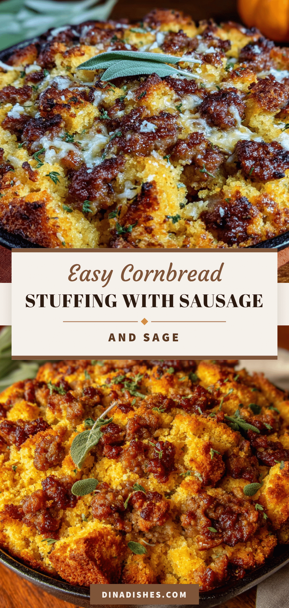 cornbread stuffing with sausage and sage recipe