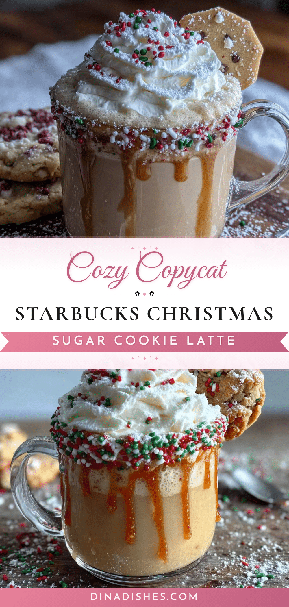 cozy copycat starbucks christmas sugar cookie latte recipe