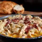 cozy grandmas chicken noodle soup with homemade noodles - featured image