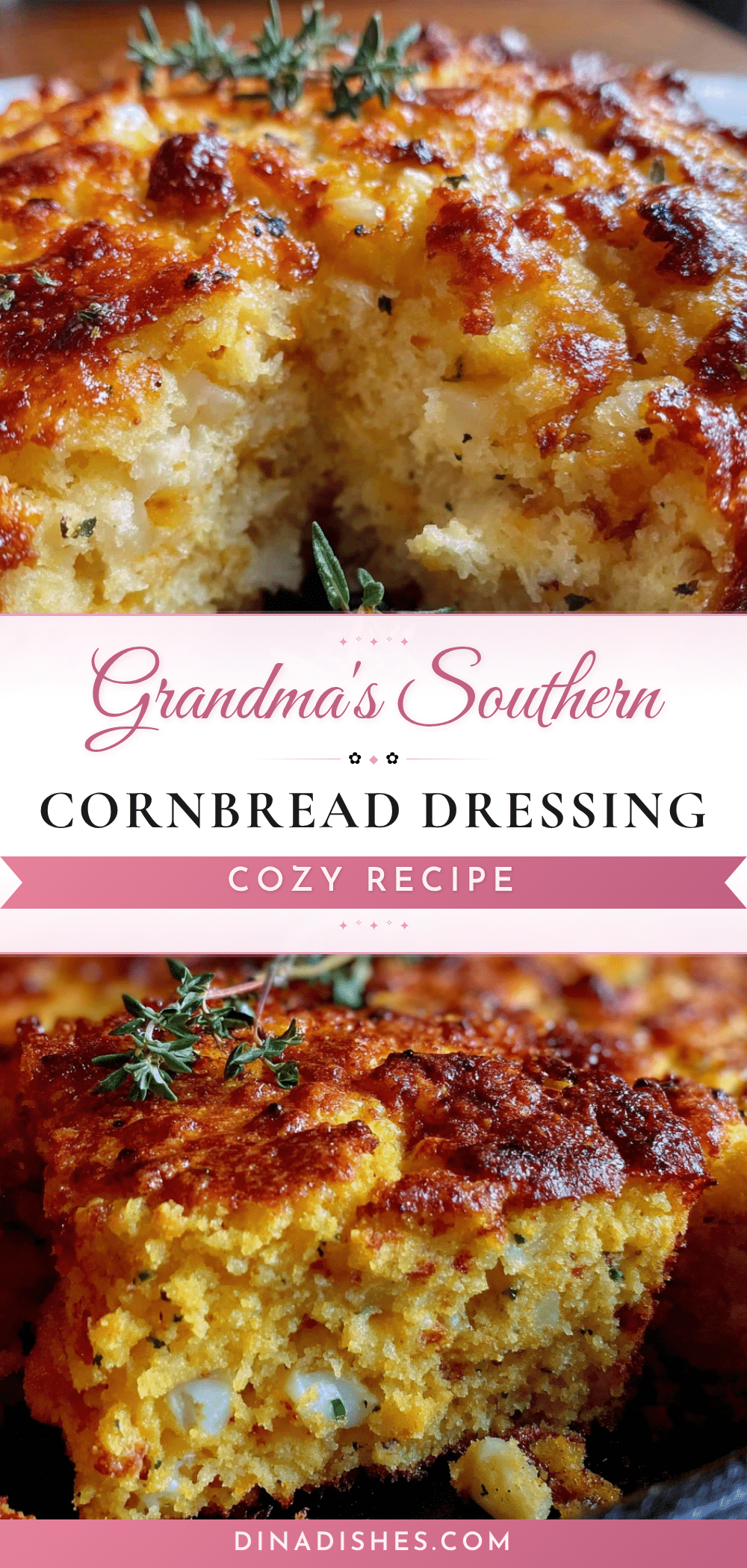 cozy grandmas southern cornbread dressing recipe