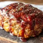 cozy old-fashioned meatloaf with brown sugar glaze - featured image