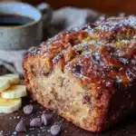 cozy one-bowl banana bread with chocolate chips - featured image