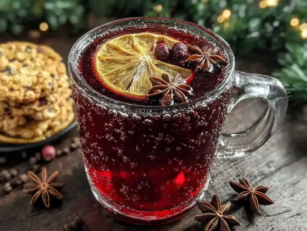 cozy slow cooker mulled wine - featured image