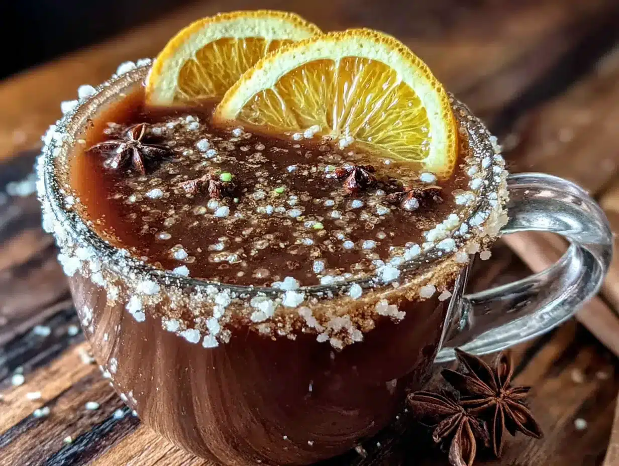 cozy slow cooker wassail with cloves and orange preparation steps