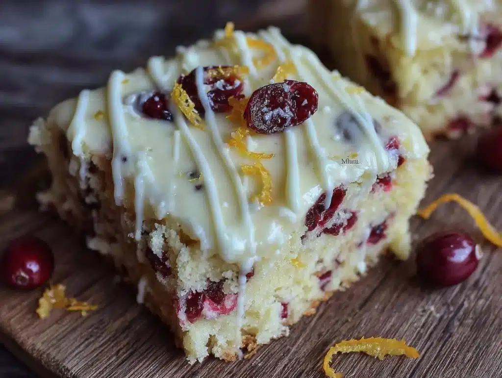 Cranberry Bliss Bars - featured image