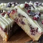 cranberry bliss bars - featured image