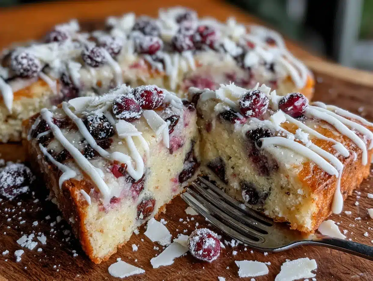 cranberry bliss bars preparation steps