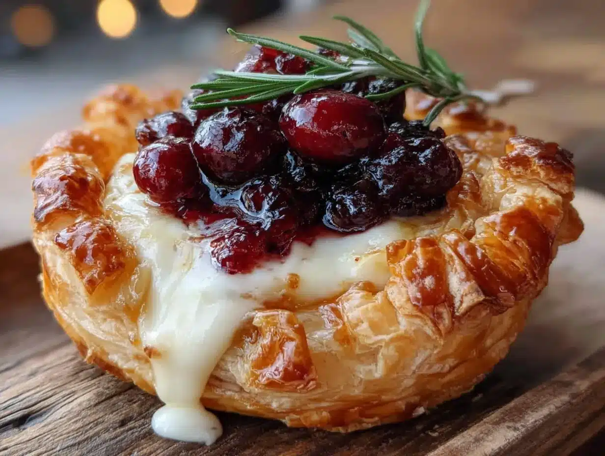 cranberry brie bites preparation steps