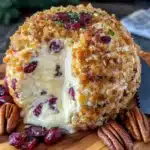 cranberry jalapeno cheese ball - featured image