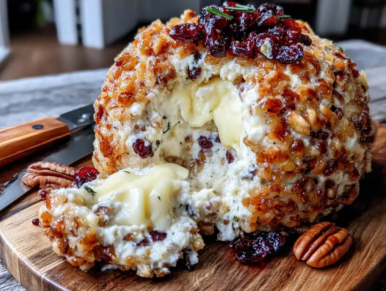 cranberry jalapeno cheese ball preparation steps