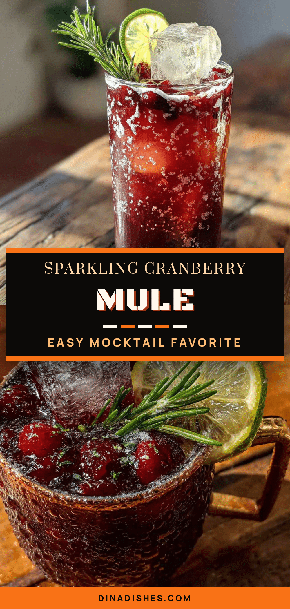 cranberry mule mocktail recipe