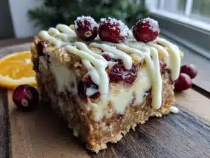 cranberry orange bliss bars - featured image