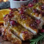 cranberry orange glazed turkey breast - featured image