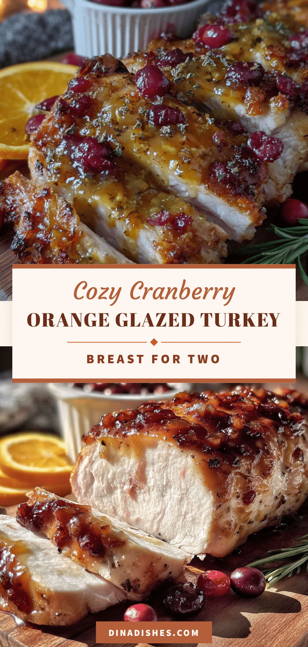 cranberry orange glazed turkey breast recipe