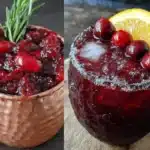 cranberry orange moscow mule mocktail - featured image