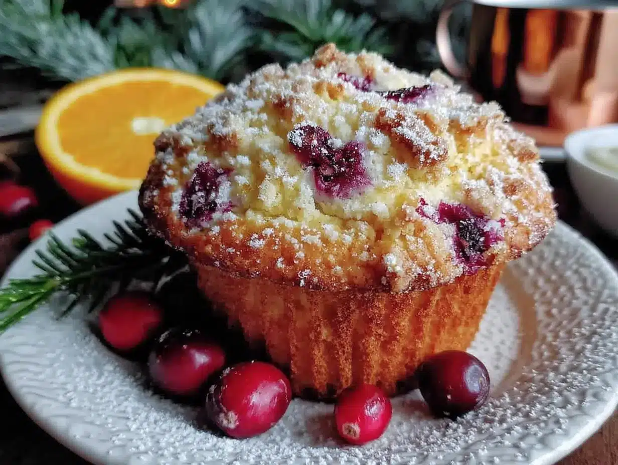 cranberry orange muffins preparation steps