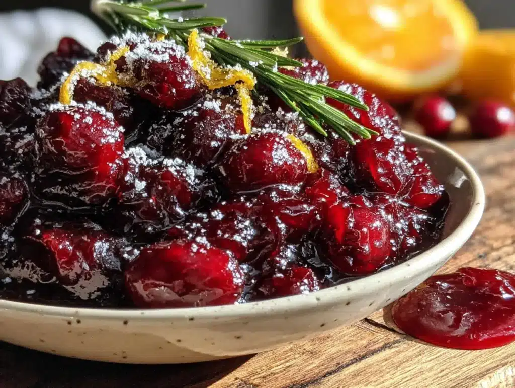 cranberry orange sauce - featured image