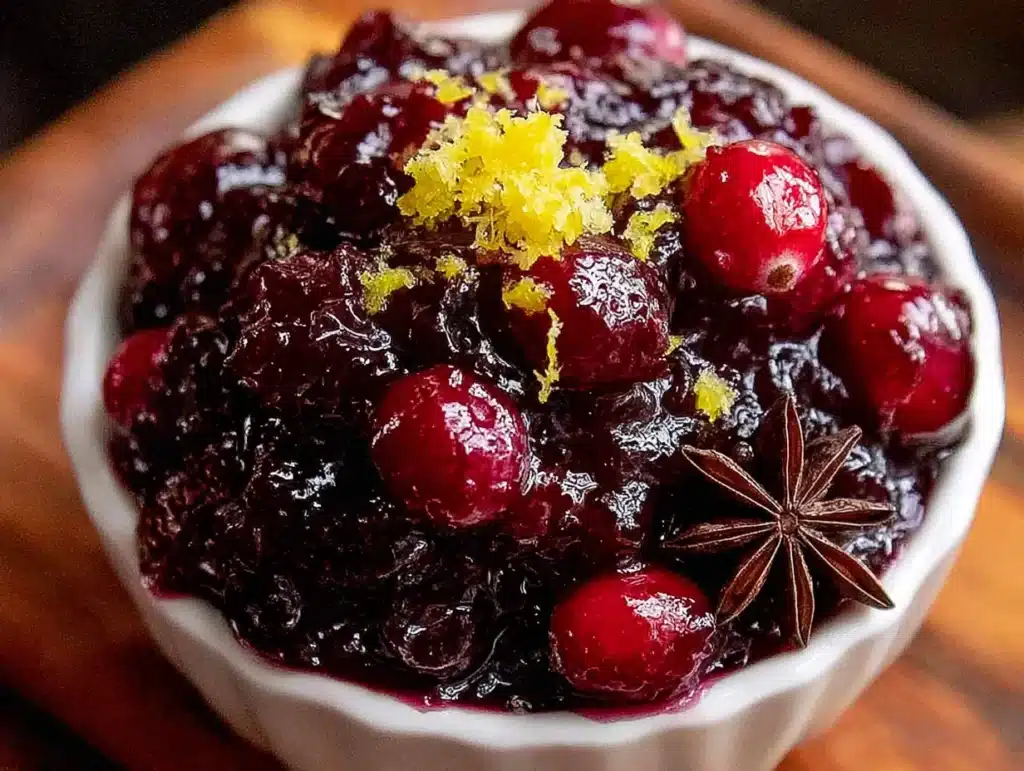 cranberry orange sauce - featured image