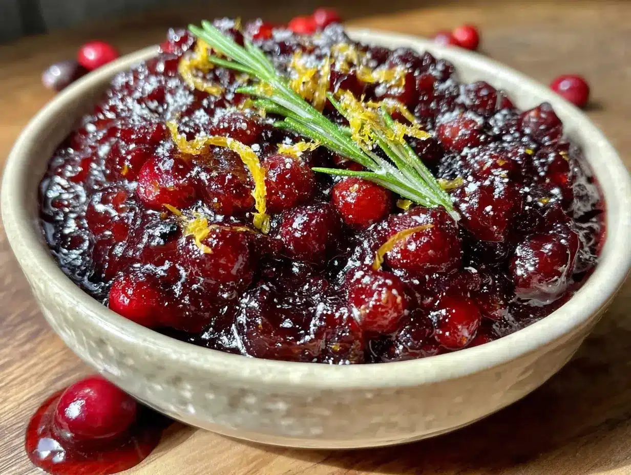 cranberry orange sauce preparation steps